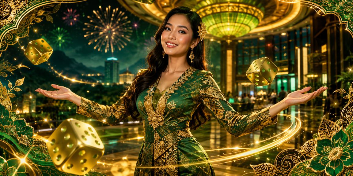 Permainan dadu bertema batik di Genting Highlands dalam suasana kasino mewah Malaysia