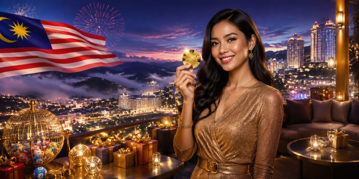 Suasana hiburan premium di Genting Highlands dengan skrin permainan lotri dan kasino Malaysia
