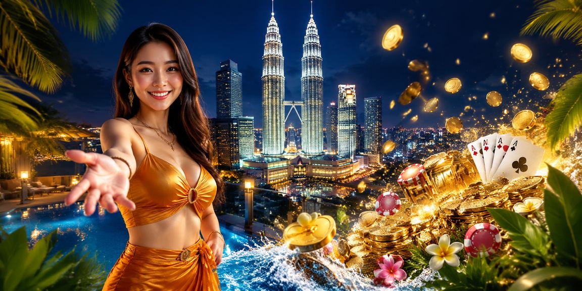 Suasana pertaruhan dalam talian di Kuala Lumpur dengan paparan slot dan permainan kasino Malaysia