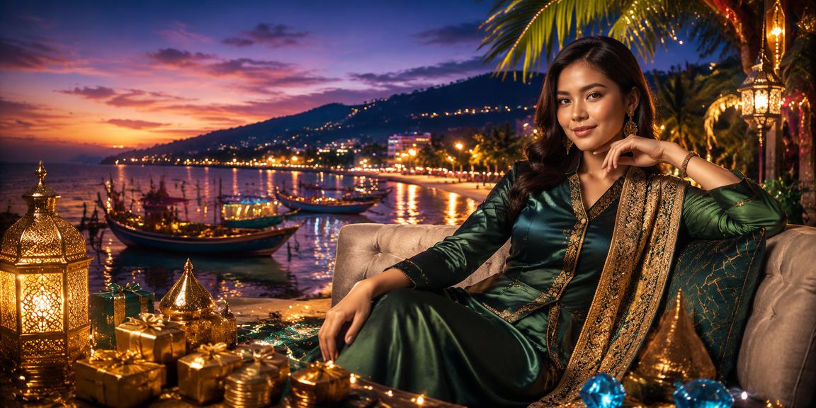 Antara muka hiburan kasino Pulau Pinang sempena Hari Raya di 610